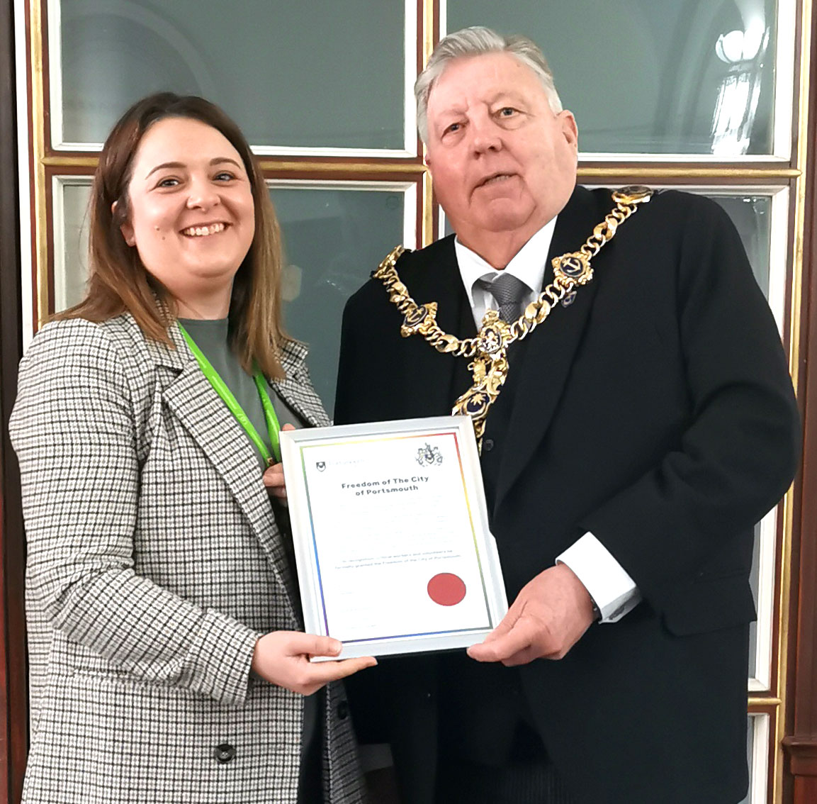 Annett freedom of the city of Portsmouth